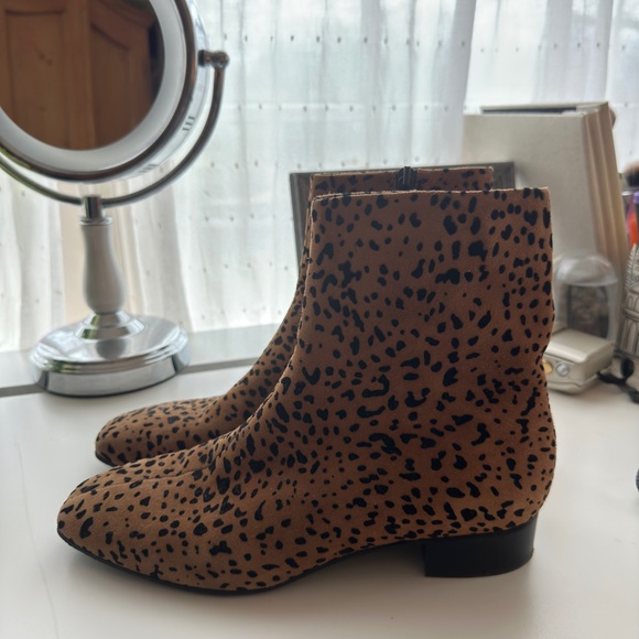 Rag & Bone Aslen Leopard Print Suede boots - Picture 2 of 3